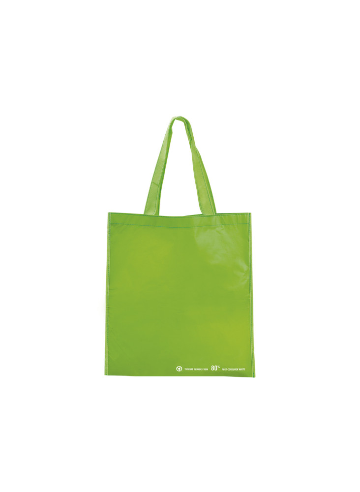Sac PET recyclé avec poignée 60 cm publicitaire
