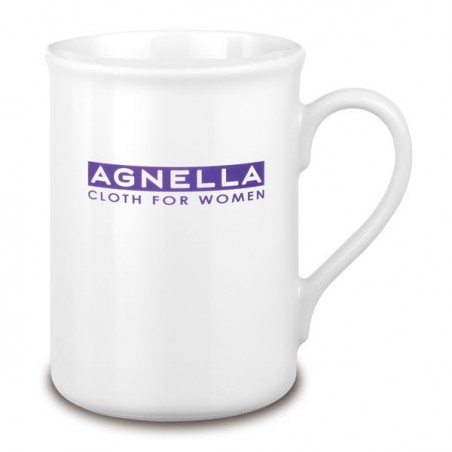 Mug cylindre en porcelaine personnalisé