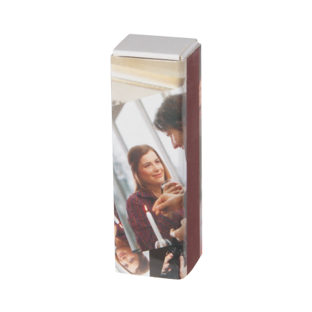 Boîte d`allumettes avec 20 allumettes Personnalisée