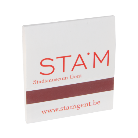 Pochette avec 20 grandes allumettes publicitaire