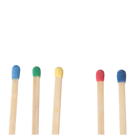 Pochette avec 20 petites allumettes Personnalisable