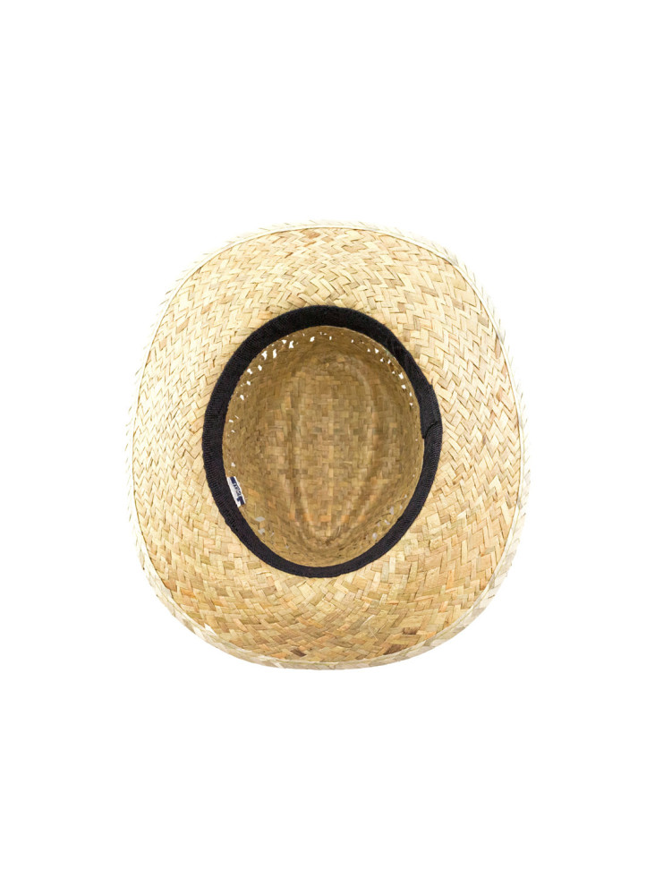 Chapeau VITA en paille style cowboy personnalisé