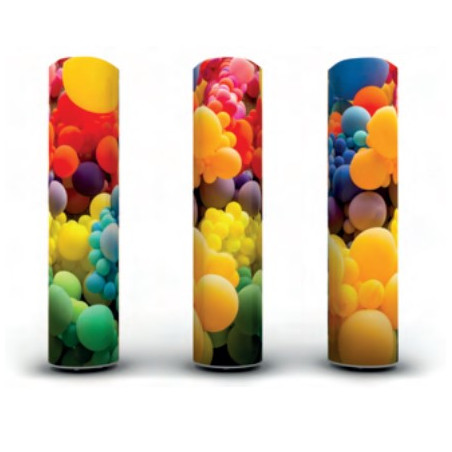 Totem gonflable à air captif