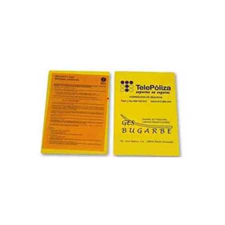 Pochette document transparente personnalisable