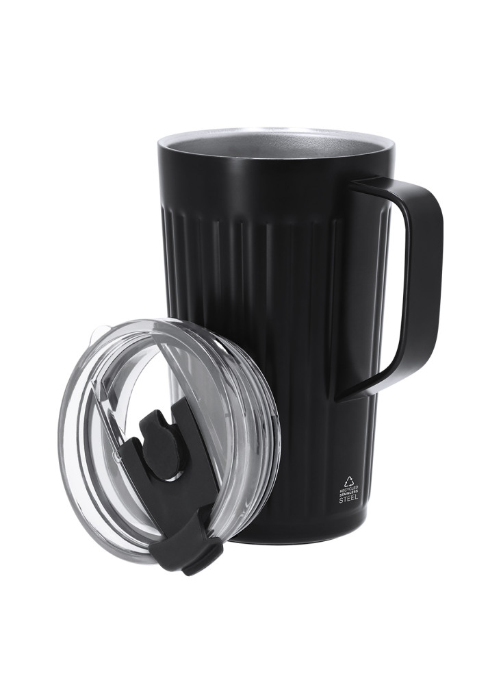 Tasse Thermique acier inoxydable avec manche personnalisée