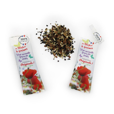 Stick à graines publicitaire