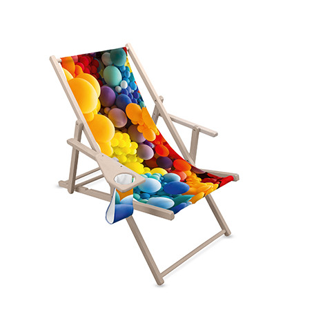 Transat avec porte gobelet recto verso publicitaire