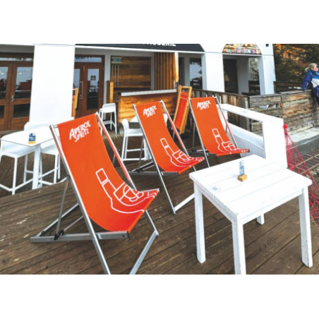 Transat en aluminium publicitaire