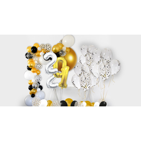 Ballon de baudruche couleur métallisé publicitaire