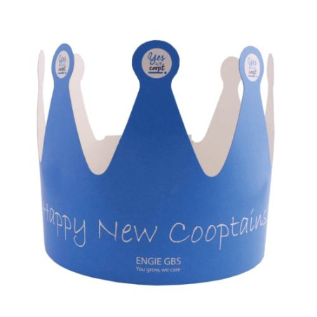 Couronne en carton d'anniversaire personnalisable
