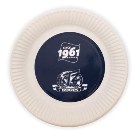 Grande assiette en carton personnalisée