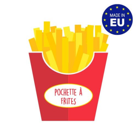 Barquette de frites 100% personnalisée