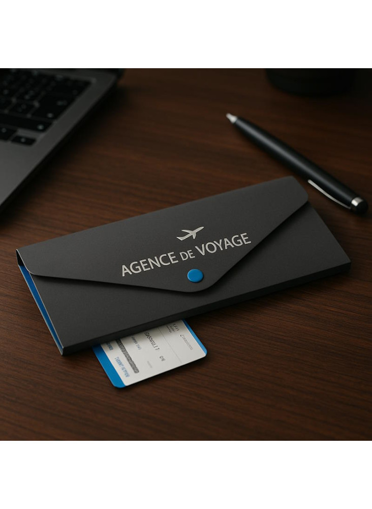 Pochette de voyage publicitaire