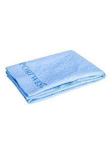 serviette bleue