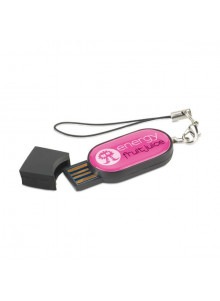 objet publicitaire - promenoch - Clé USB oval  - Clés USB Publicitaire