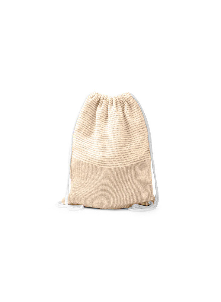 Sac à dos à cordon coton recyclé MMDEIRA Personnalisé | Promenoch