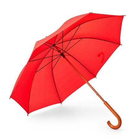 Parapluie personnalisé Poignée Bois LYSE UM5607 | Promenoch