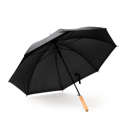 Parapluie automatique manche bois FARGO personnalisé | Promenoch