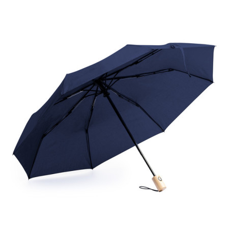 Parapluie Automatique Poignée Bambou NAURO Personnalisé | Promenoch