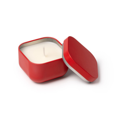 Bougie parfumée métal carré TRINI VL1528 Personnalisée | Promenoch