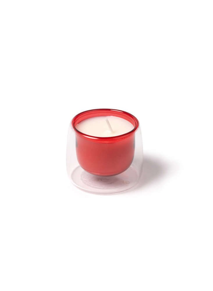 Bougie parfumée en verre double-couche FLORA personnalisée | Promenoch