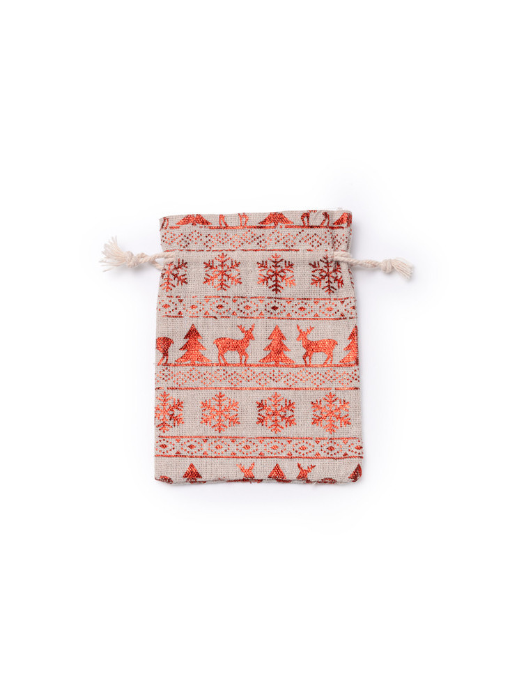 Sac cadeau Noël en coton SIMUT personnalisé | Promenoch