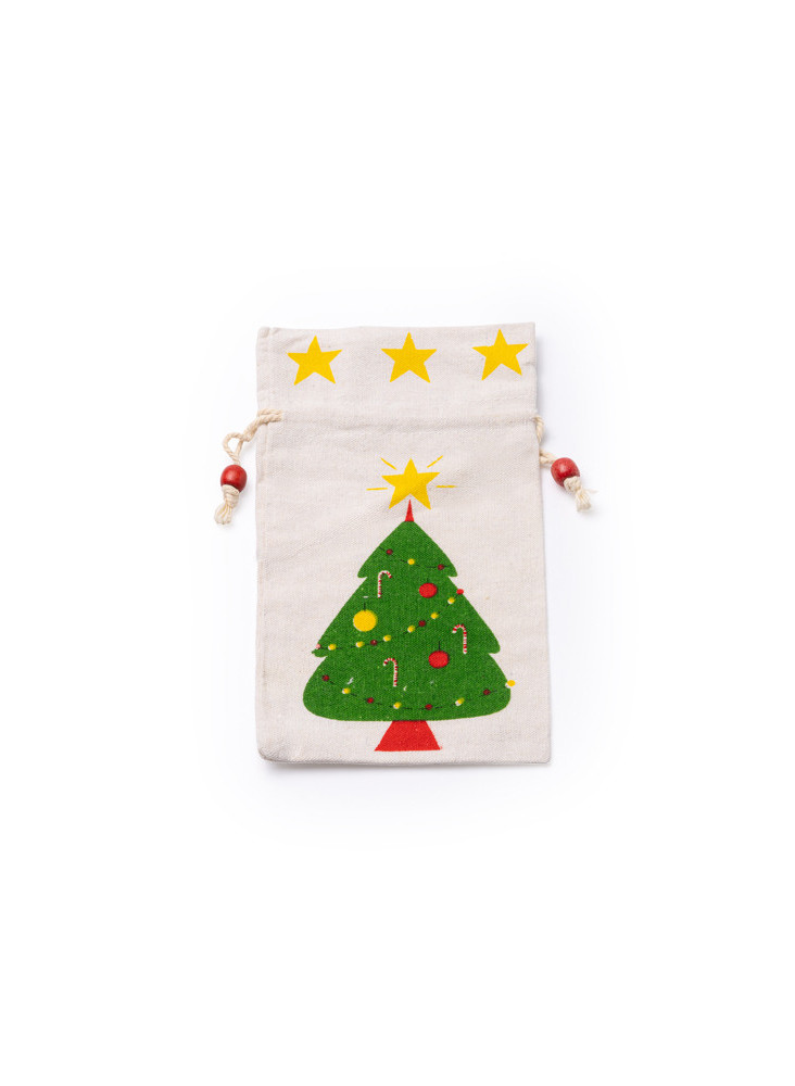 Sac cadeau coton motif sapin ARSUK personnalisé | Promenoch