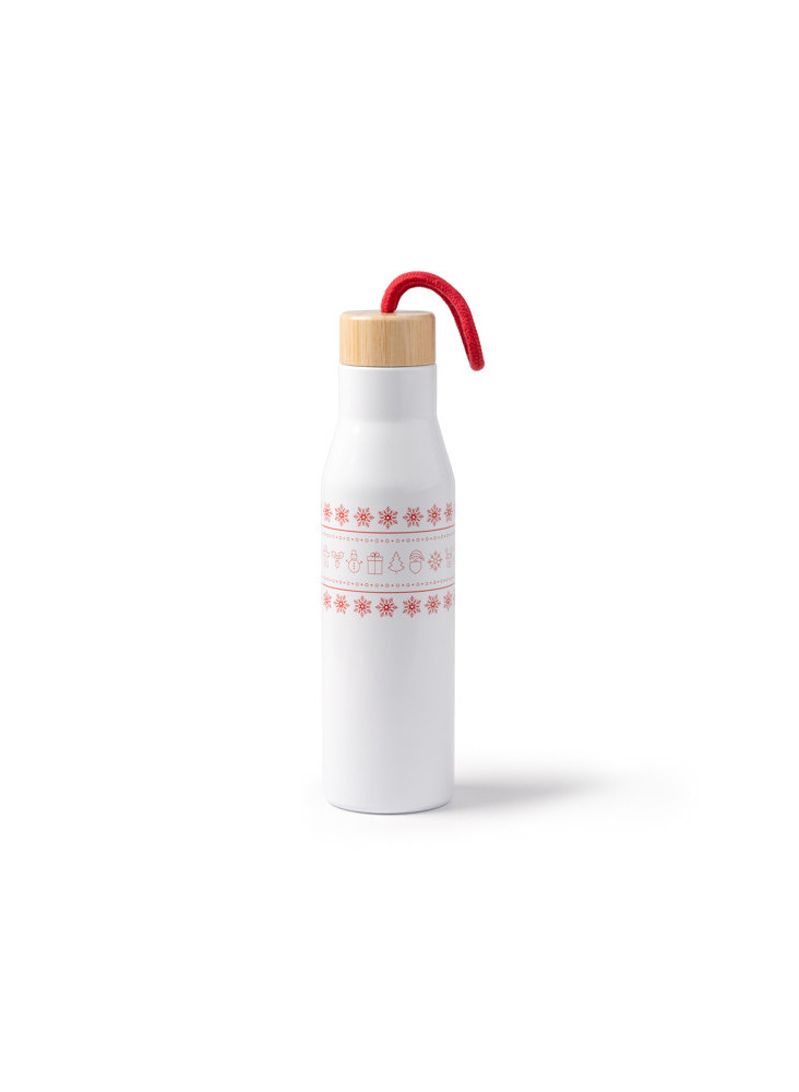 Gourde Inox Double Paroi Noël MELOW Personnalisée | Promenoch