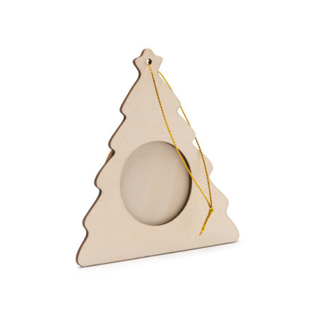 Cadre photo Noël bois FILEY XM1511 personnalisé | Promenoch