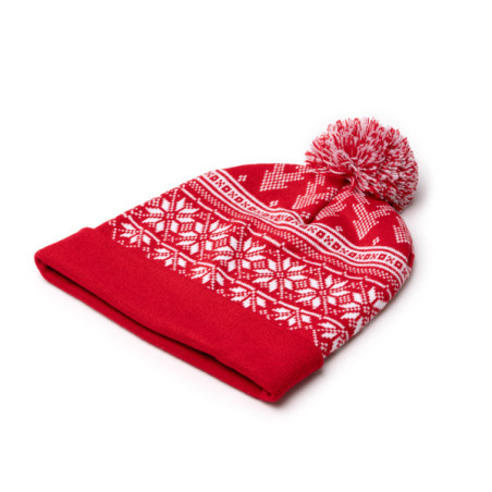 Bonnet de Noël Pompon Personnalisé REDWIN | Promenoch