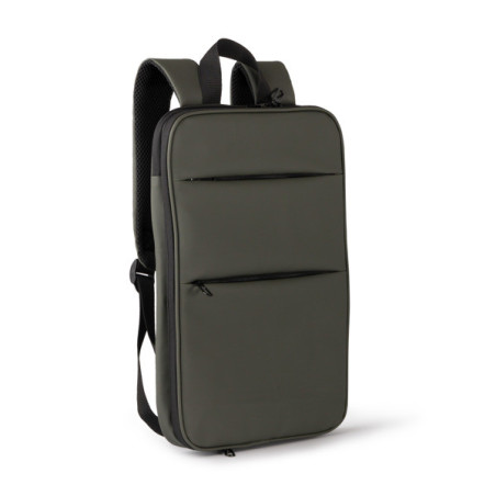 Sac à dos publicitaire cuir PU LEONEL MO2034 personnalisé | Promenoch