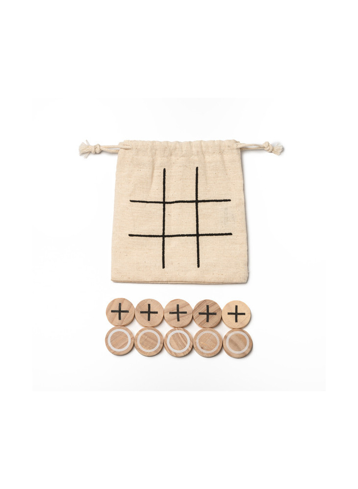 Jeu de morpion en bois personnalisé PENSY JU1035 | Promenoch