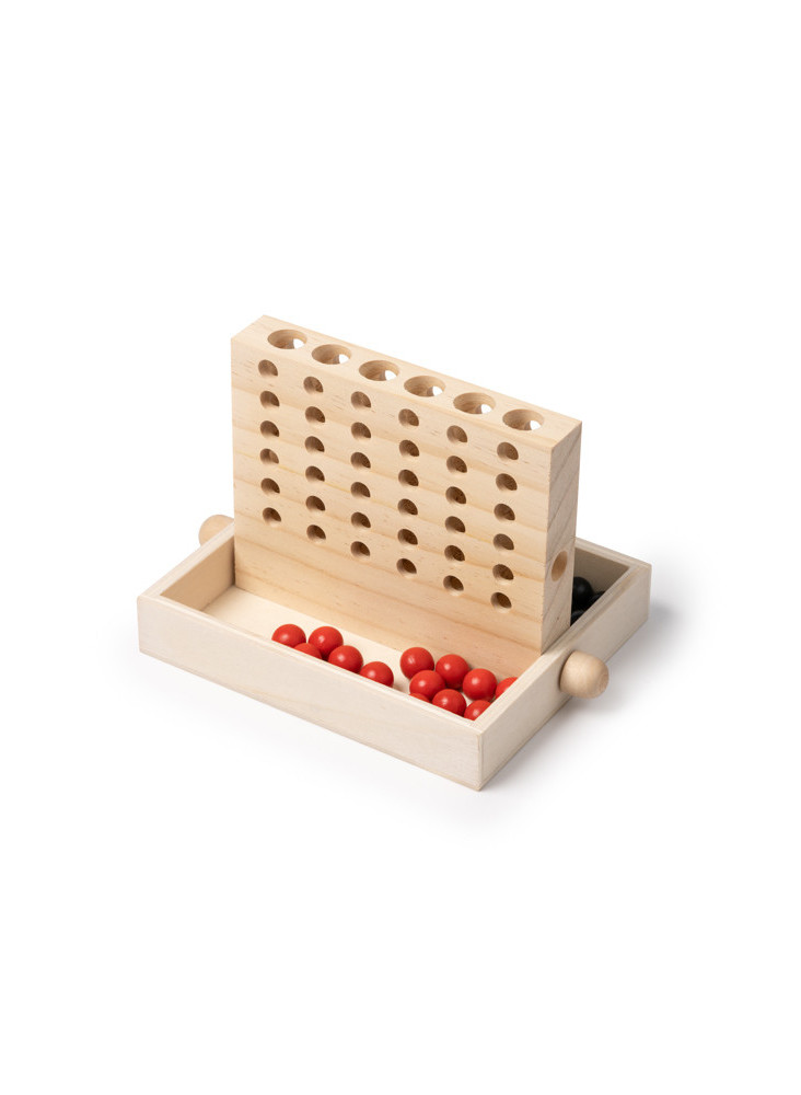 Jeu Puissance 4 en bois personnalisé VICOS | Promenoch