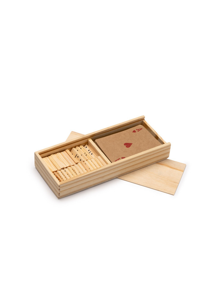 Coffret jeux bois & carton LUDUS JU1592 Personnalisé | Promenoch