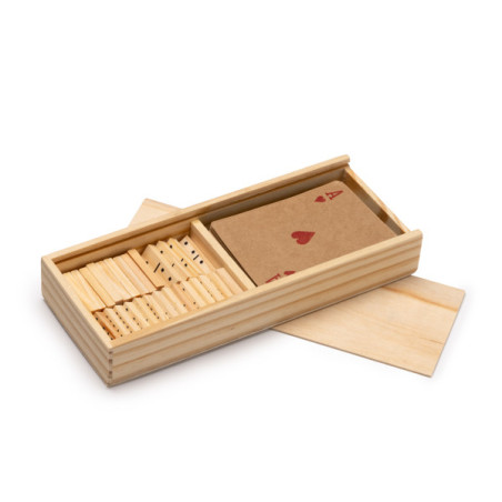 Coffret jeux bois & carton LUDUS JU1592 Personnalisé | Promenoch