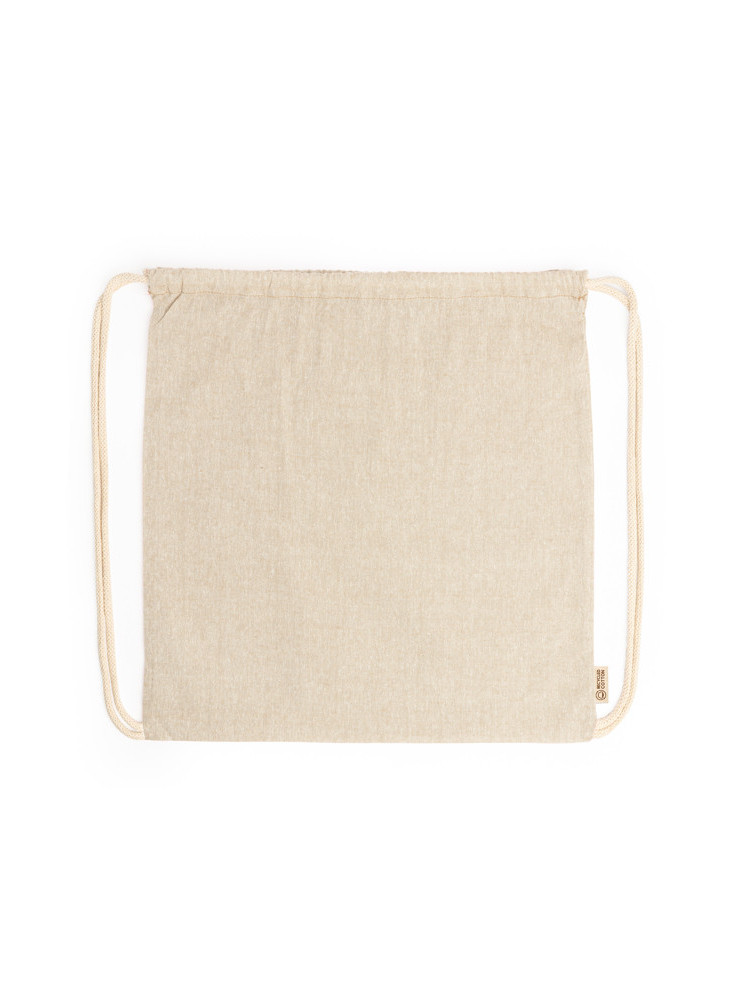 Sac à dos cordon en coton recyclé BRESCIA MO7165 personnalisé | Promen