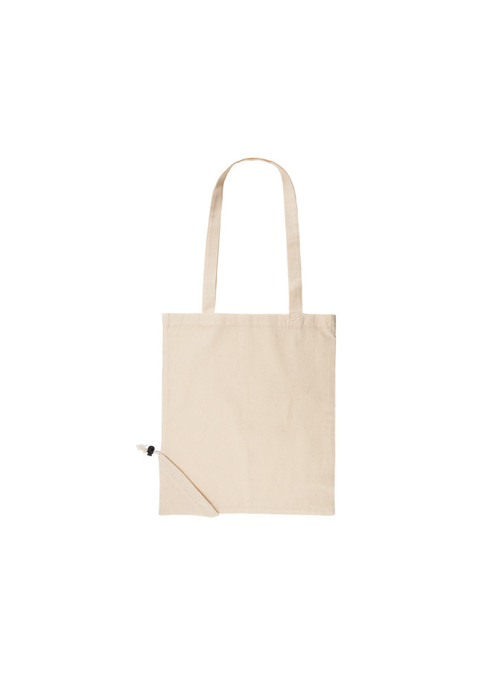 Sac pliable coton Beige PLIANT DUNE (BO7525) personnalisé | Promenoch
