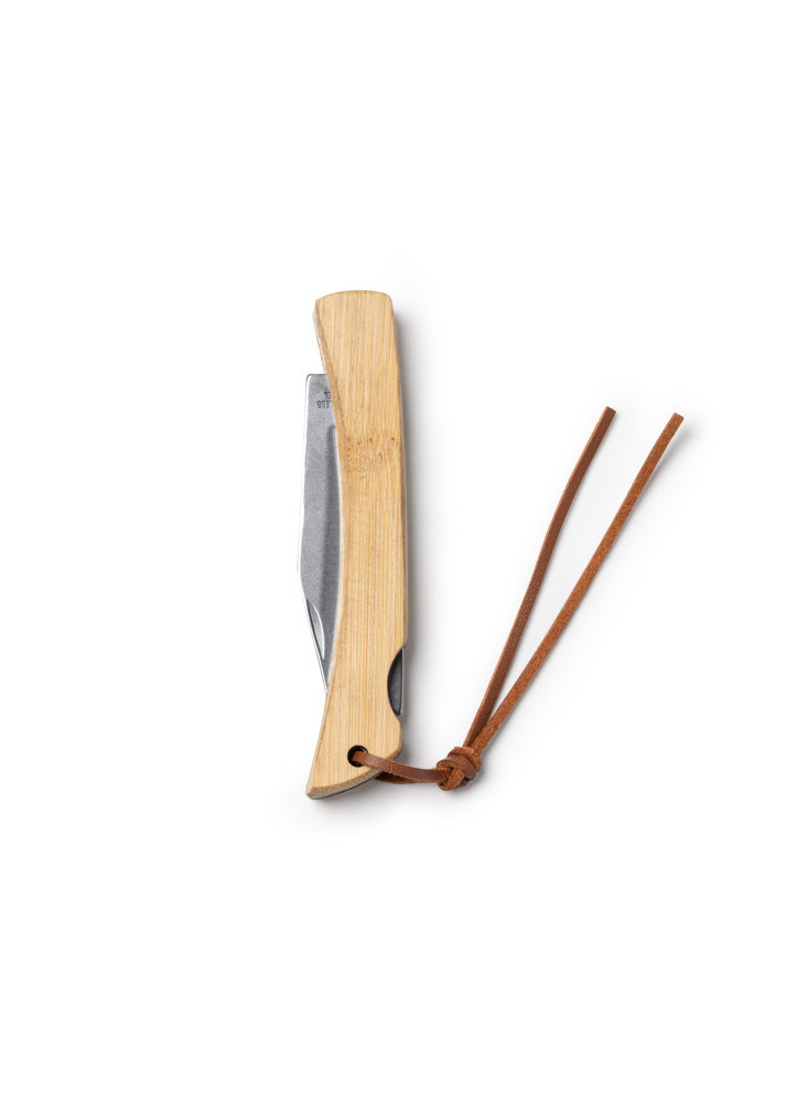 Couteau de poche manche bambou KAIDE Personnalisé | Promenoch