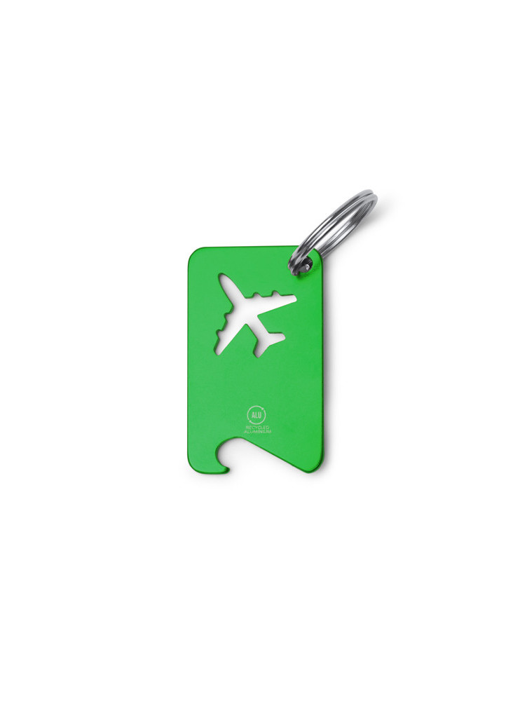 Porte-clés Avion Aluminium Recyclé FLAPIK Personnalisé | Promenoch