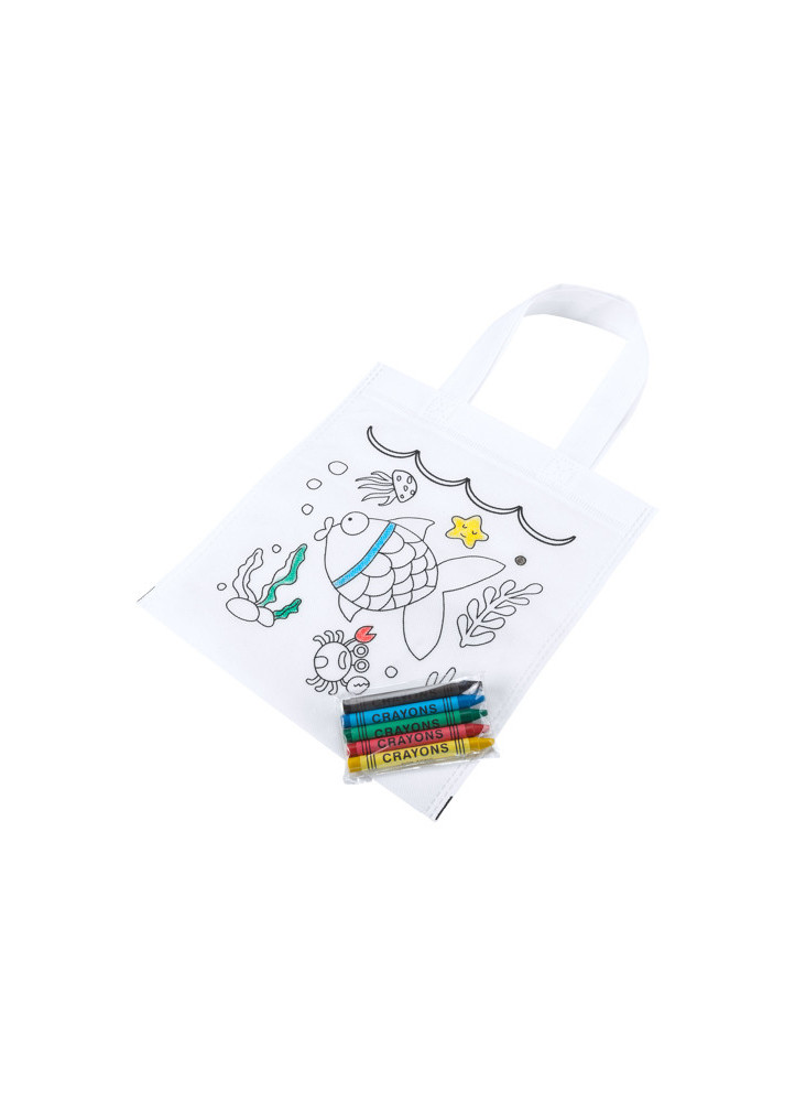 Sac enfant non-tissé à colorier AZOR BO7529 Personnalisé | Promenoch