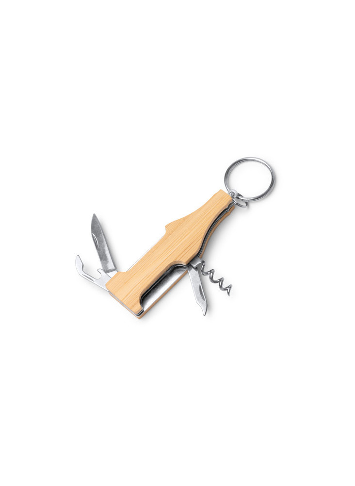 Porte-clés multi-outils bambou COSCO KO1879 Personnalisé | Promenoch