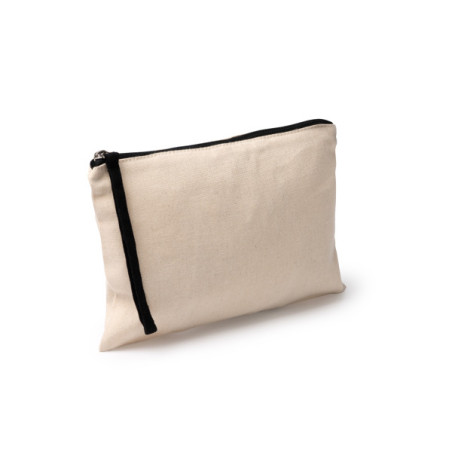 Trousse de toilette coton 260 g/m² NASBIL personnalisée | Promenoch