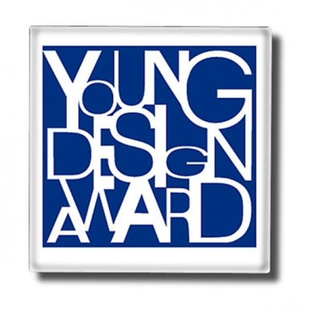 Badge Carré à épingle publicitaire