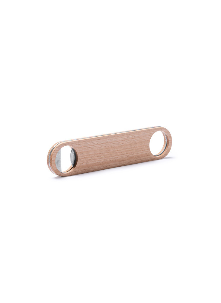 Ouvre-bouteille bois allongé personnalisé SHAKE KO4078 | Promenoch