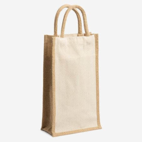 Sac Laminé Jute & Coton LOIRE BO7613 Personnalisé | Promenoch