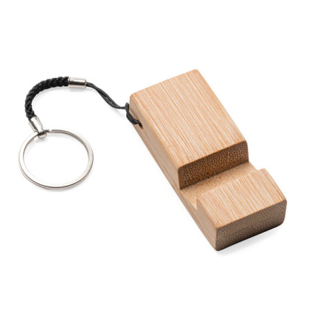 Porte-clés Bambou Support Smartphone KO4094 Personnalisé | Promenoch