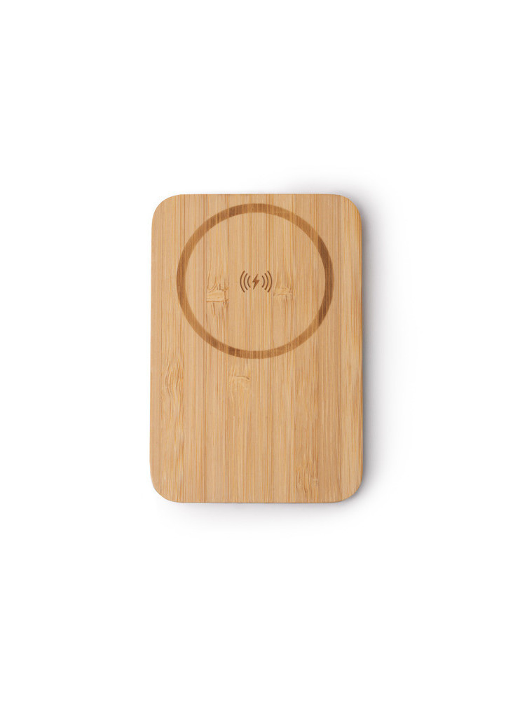 Batterie externe 5 000 mAh en bambou YOKAS personnalisée | Promenoch