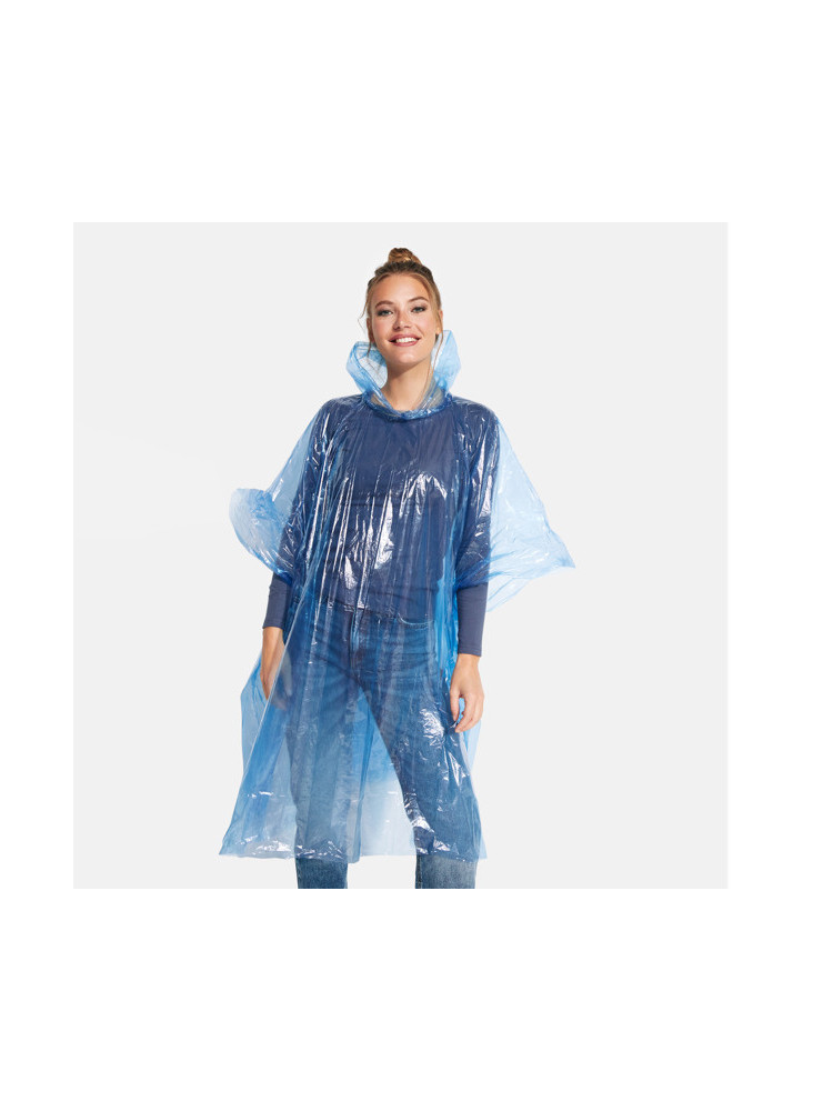 Poncho de pluie translucide personnalisé SHAKA CB5601 | Promenoch
