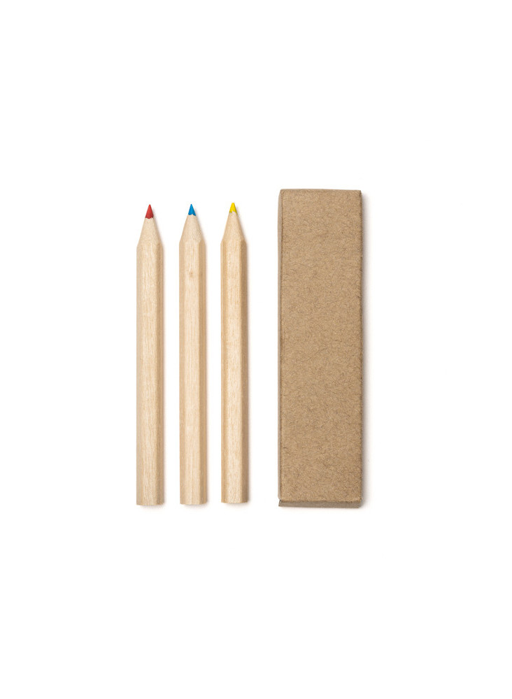 Crayons en bois personnalisés DENOK LA7997 - Kit publicitaire | Promen