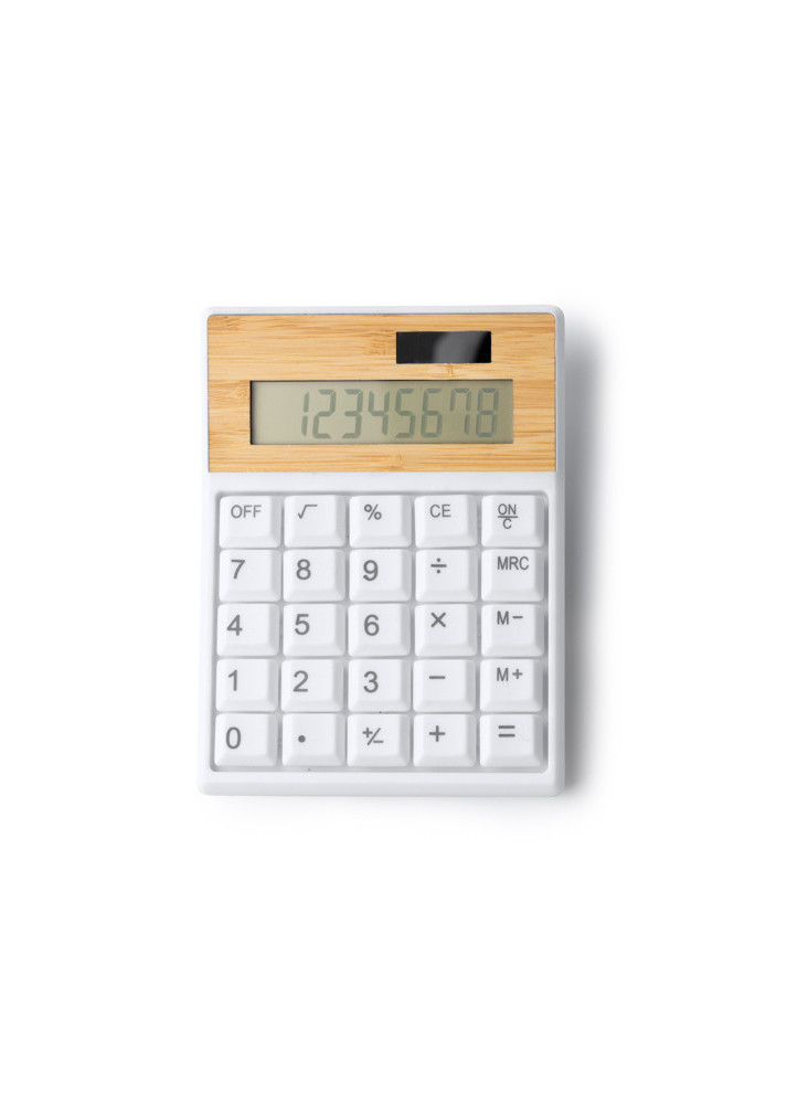 Calculatrice VEREX personnalisée ABS & bambou | Promenoch
